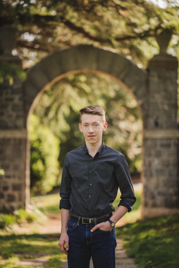 High School Senior Photos at Old City Cemetery